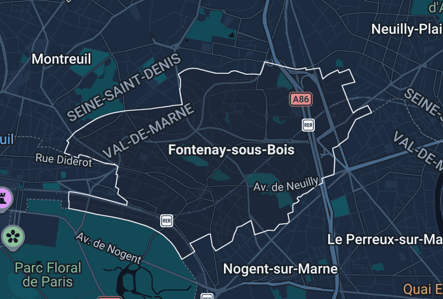 Fontenay-sous-Bois maps